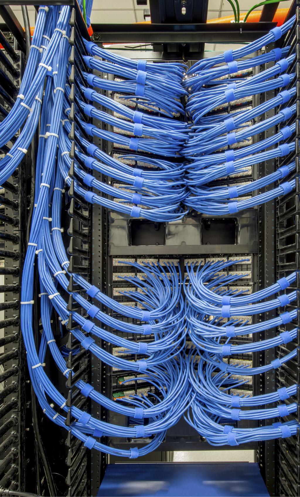 Structured cabling and networking deployment on an office floor