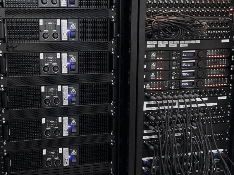 Public address system installation at an institutional campus