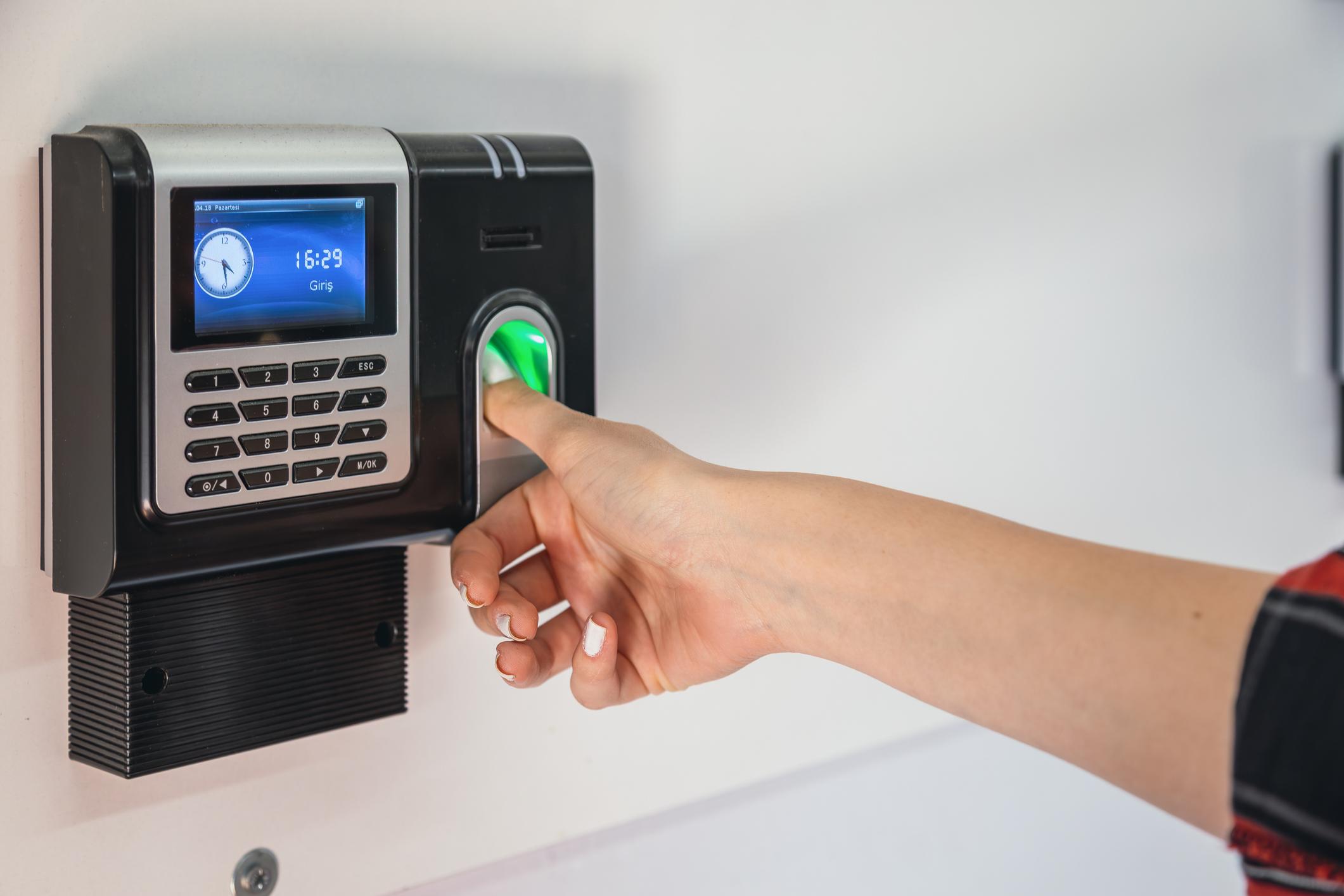 Access control entry system with biometric and RFID authentication