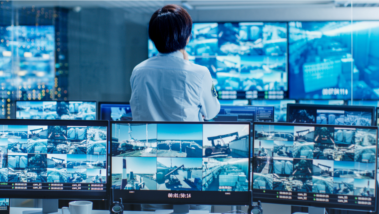 Video management system interface for centralized surveillance monitoring